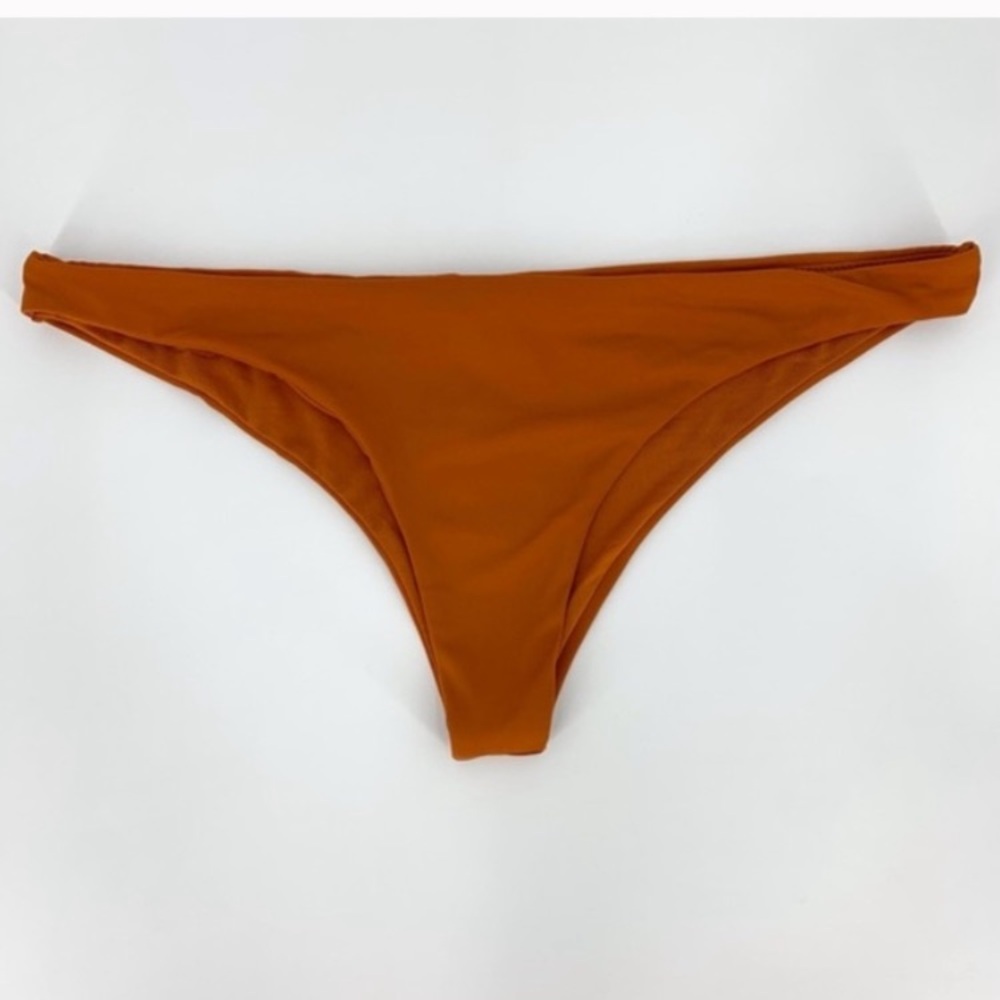 3/30 Zara rust Teeny cheeky bikini size Large new